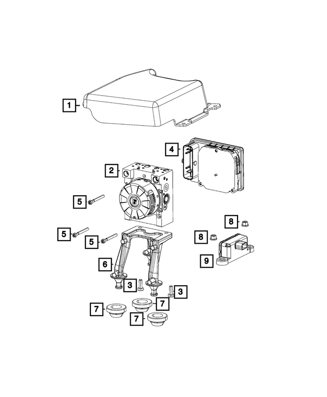 4779281AA - Electrical: Grommet for Mopar Image