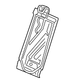 82126TBAA41 - Body: Seat Back Frame for Honda: Civic, Insight Image