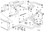 11531740832 - Engine: Water Hose for BMW Image