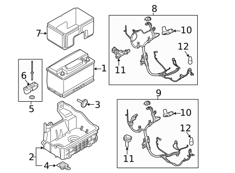 Battery & Related Components for 2015 Ford F-150 #0