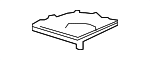 4M0035427 - Body: Inst Panel Speaker Bracket for Audi Image