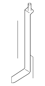 BP4K56031C - Electrical: Battery Tray Clamp for Mazda: 3, 5 Image