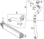 RZ1Z6C646A - : Inlet Tube for Ford: Maverick Image