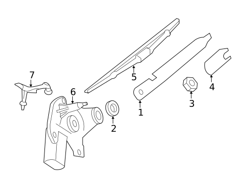 Wiper & Washer Components for 2021 Mercedes-Benz Metris #2
