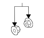 T2H5007 - Suspension: Lower Control Arm Nut for Jaguar: E-Pace, F-Pace, I-Pace, XE, XF Image