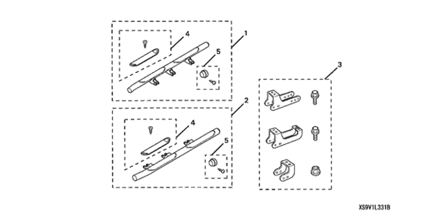 Side Steps (Chrome) for 2007 Honda Pilot #0