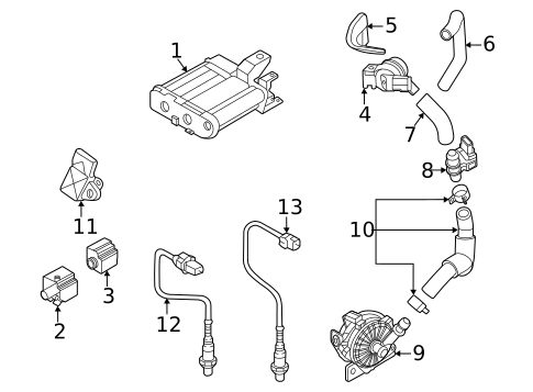 Emission Components for 2023 Kia Sportage #0