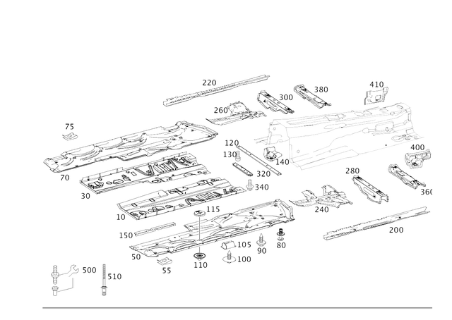 815 - Substructure: Tapping Screw for Mercedes-Benz: 220D, 230, 240D, 280, 280C, 280CE, 300SE, 300SEL, 380SEC, 380SL, 380SLC, 450SL, 450SLC, 560SEC, 560SEL, 560SL, AMG GT, AMG GT Black Series, AMG GT C, AMG GT R, AMG GT S, C250, C300, C350, C63 AMG, CL550, CL600, CL63 AMG, CL65 AMG, CLS400, CLS550, CLS63 AMG, CLS63 AMG S, E250, E320, E350, E400, E500, E55 AMG, E550, E63 AMG, E63 AMG S, GL350, GL450, GL550, GL63 AMG, GLB250, GLB35 AMG, GLE300d, GLE350, GLE400, GLE43 AMG, GLE450, GLE450 AMG, GLE450e, GLE53 AMG, GLE550e, GLE580, GLE63 AMG, GLE63 AMG S, GLK250, GLK350, GLS350d, GLS450, GLS550, GLS580, GLS63 AMG, Maybach GLS600, Metris, ML250, ML350, ML400, ML550, ML63 AMG, R320, R350, R500, SL400, SL450, SL550, SL63 AMG, SL65 AMG, SLR McLaren, Sprinter 2500, Sprinter 3500 Image image