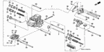 22743PF0000 - Transmission - Automatic: PIPE, THIRD CLUTCH for Honda Image