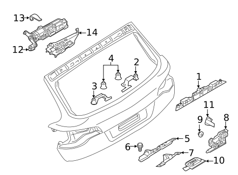 Lock & Hardware for 2010 Audi Q7 #2