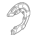 34206880474 - Brakes: Splash Shield for BMW: X5, X6, X7 Image