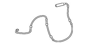 34356870352 - Brakes: Wear Indicator for BMW: Alpina XB7, X5, X6, X7 Image