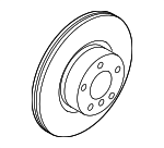 34108858706 - Brakes: Rotor for BMW: 230i, 230i xDrive, 330e, 330e xDrive, 330i, 330i xDrive, 430i, 430i xDrive, 530e, 530e xDrive, 530i, 530i xDrive, 540d xDrive, 540i, 540i xDrive, 640i xDrive Gran Turismo, 740e xDrive, 740i, 740i xDrive, 840i, 840i Gran Coupe, 840i xDrive, 840i xDrive Gran Coupe, iX, M2, M240i, M240i xDrive, M340i, M340i xDrive, M440i, M440i xDrive, M8 Gran Coupe, M850i xDrive Gran Coupe, X3, X4, X5, X6, X7, Z4 Image