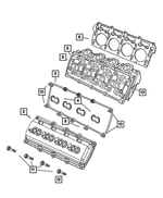 5143397AB - Engine 5.7L Eight Cylinder: Cylinder Head for Mopar Image image