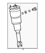 4801050390 - : Air Spring for Lexus: LS500, LS500h Image