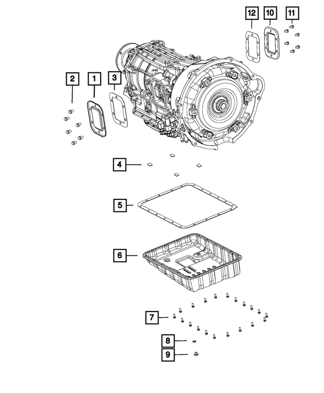 68291734AA - Transmission: Hex Head Bolt And Washer for Mopar Image image