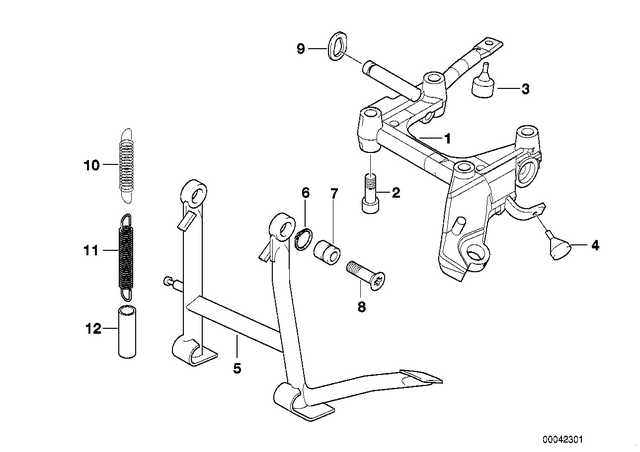 46522345456 - : Tension Spring            for BMW-Motorrad Image