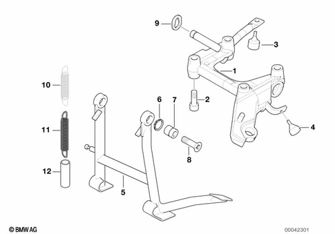 Center Stand for 1999 BMW-Motorrad K 1200 LT #0