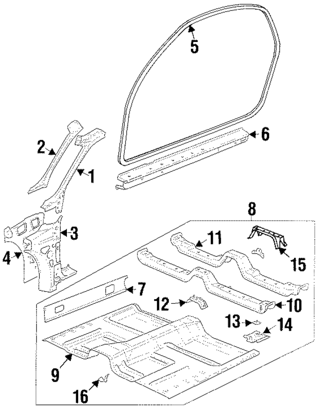 21123917 - : Rocker Panel for GM Image