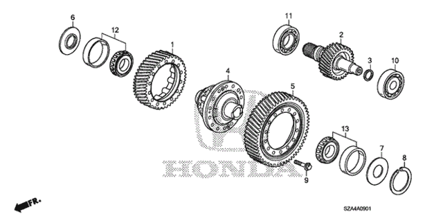 AT Differential (4WD) for 2012 Honda Pilot #0