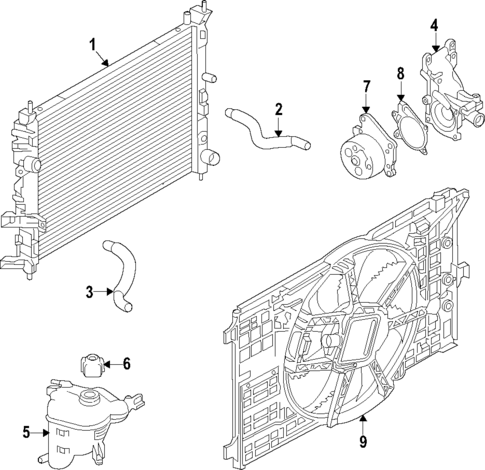 Water Pump for 2020 INFINITI QX50 #1