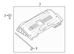 7119906086 - Engine: Engine Cover Bolt for BMW Image
