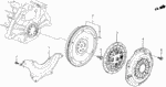 22105PH4A01 - Engine: CLUTCH SET for Honda Image
