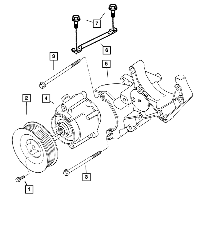 6501714 - Emission Systems: Hex Head Screw And Washer for Mopar Image
