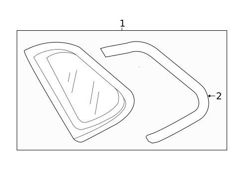 Glass & Hardware for 2025 Volkswagen Taos #0