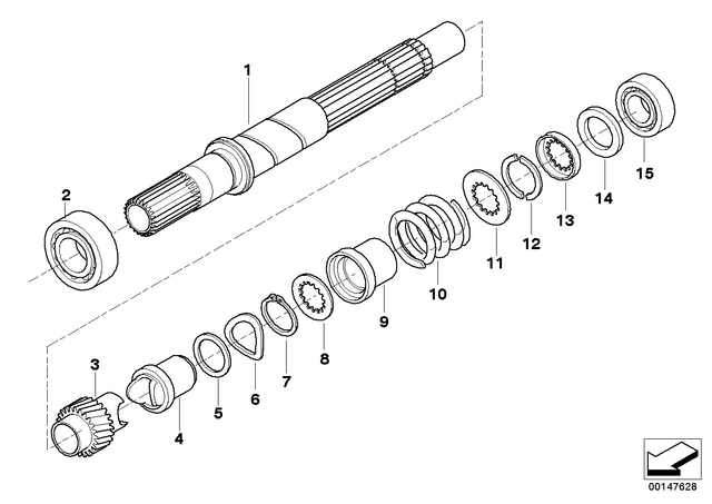 23227693781 - : Gear Wheel                for BMW-Motorrad Image