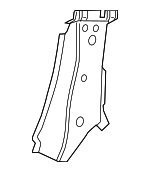 41217433519 - Body: Upper Reinforced for BMW: 740e xDrive, 740i, 740i xDrive, 745e xDrive, 750i, 750i xDrive, M760i xDrive Image