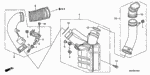 17213PD1000 - Electrical/Exhaust/Heater/Fuel: RUBBER, AIR CLEANER HOUSING MOUNTING for Honda Image