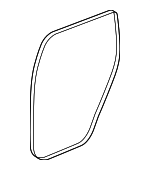 72815T90A01 - Body: Weather-strip On Body for Honda Image