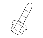 K9G6600625B - Electrical: License Lamp Bolt for Kia: Rio Image