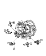 5078967AB - Electrical: Transmission Range Sensor for Mopar Image