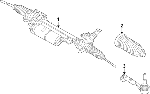 Steering Gear & Linkage for 2025 Toyota Sequoia #1