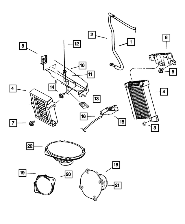 « 4581286AC – Instrument Panel and Radios and Consoles : Masse Tresse, Echappement pour Mopar Image »