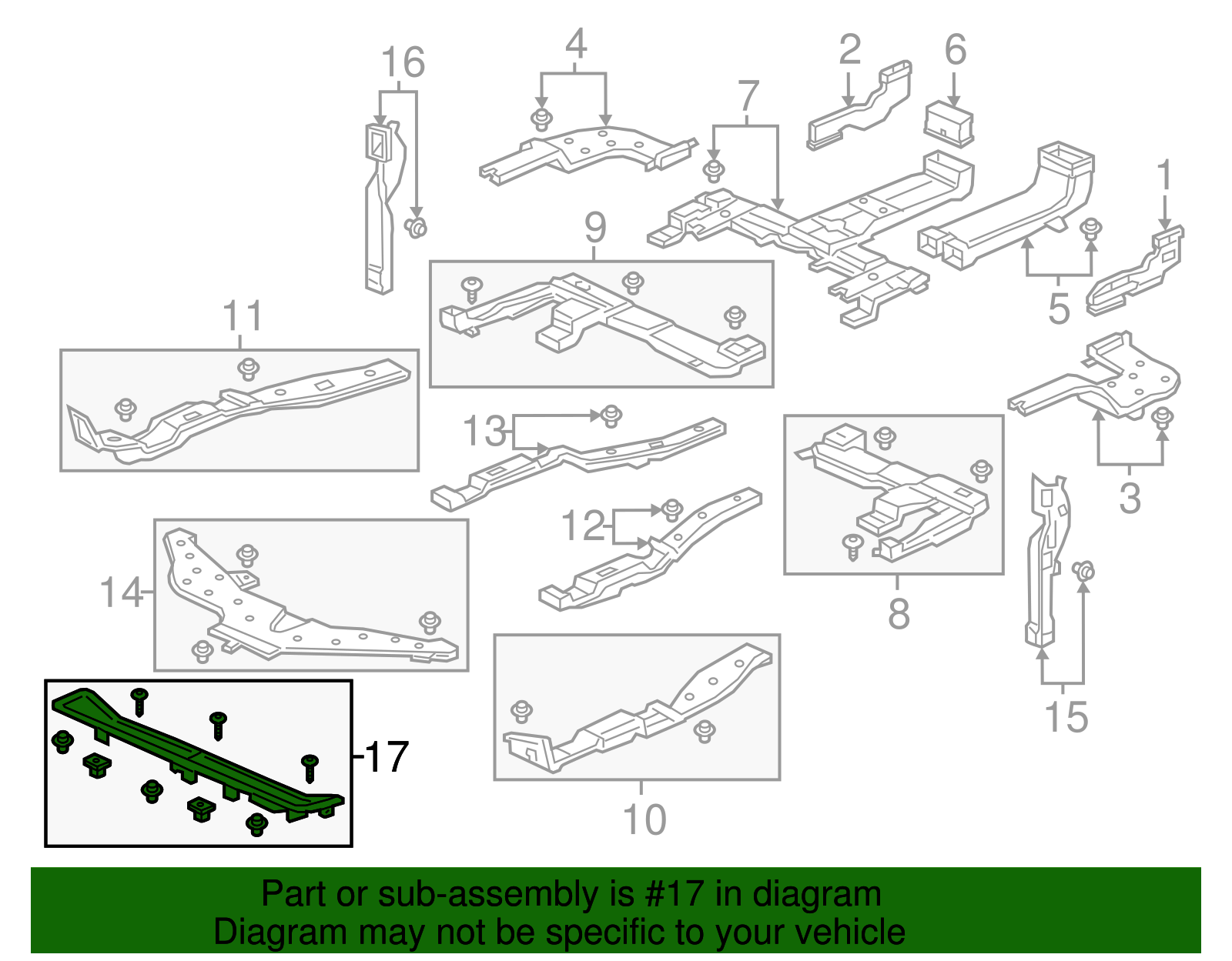 84619-THR-A01ZB - 2018-2024 Honda Odyssey - Garnish Assembly Rear Floor ...