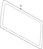 M2DZ78501C22BB - Body: Quarter Glass for Ford: Bronco Image