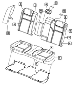 5139684AA - Interior Trim: Rear Seat Back Panel for Mopar Image