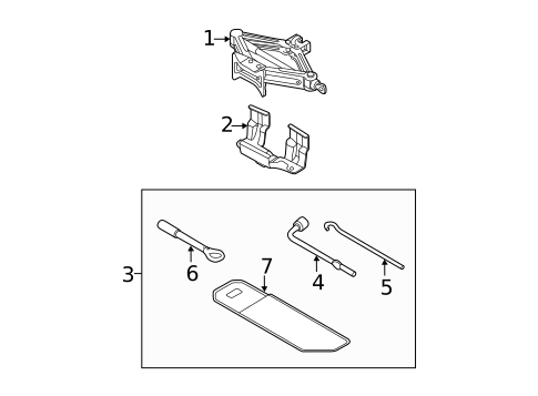 Jack & Components for 2011 Kia Sorento #0