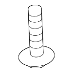 544590M03A - Body: Bumper Cover Bolt for Nissan Image