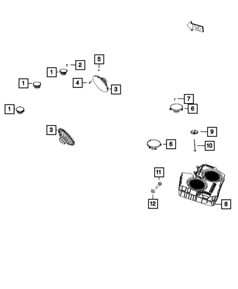 Radio, Antenna, Speakers, DVD, and Video systems for 2018 Dodge Challenger #2