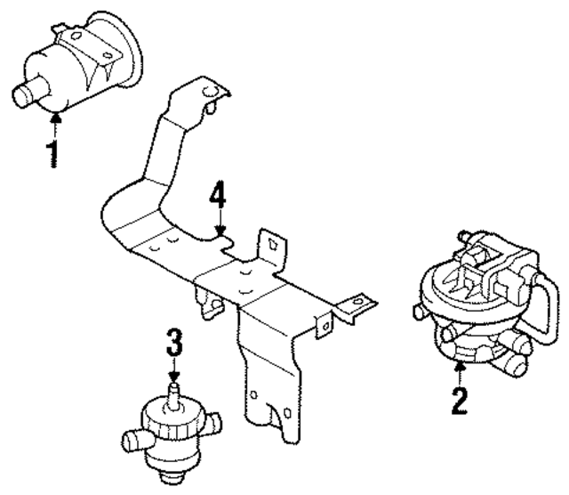 MR404280 - Emission System: Check Valve Bracket for Mopar Image