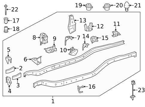 Frame & Components for 2014 Toyota Tundra #2