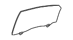 6810307040 - Body: Door Glass for Toyota Image