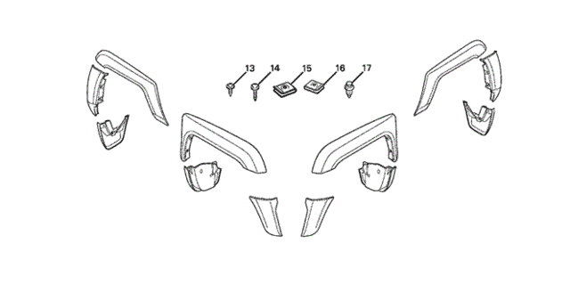 Fender Flares for 2007 Honda Ridgeline #0