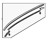 32351167 - Body: Roof Rail for Volvo Image