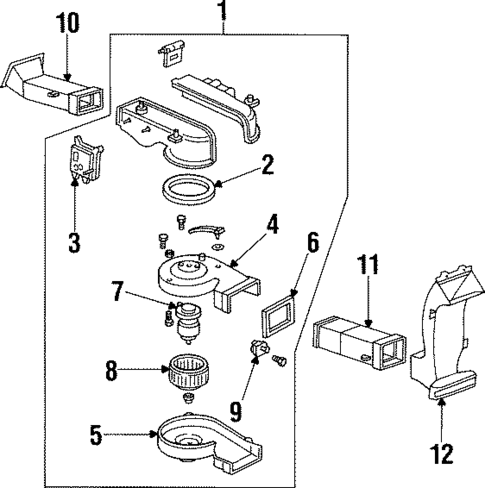 Air Distribution System for 1998 Lincoln Navigator #0