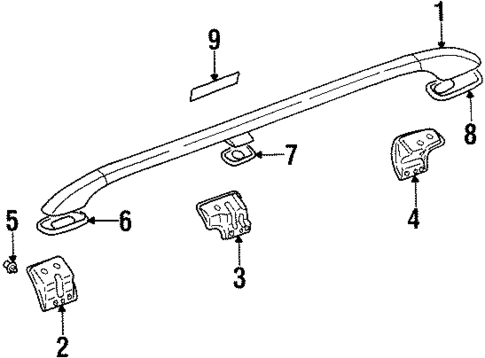 Luggage Carrier for 1999 Subaru Legacy #1